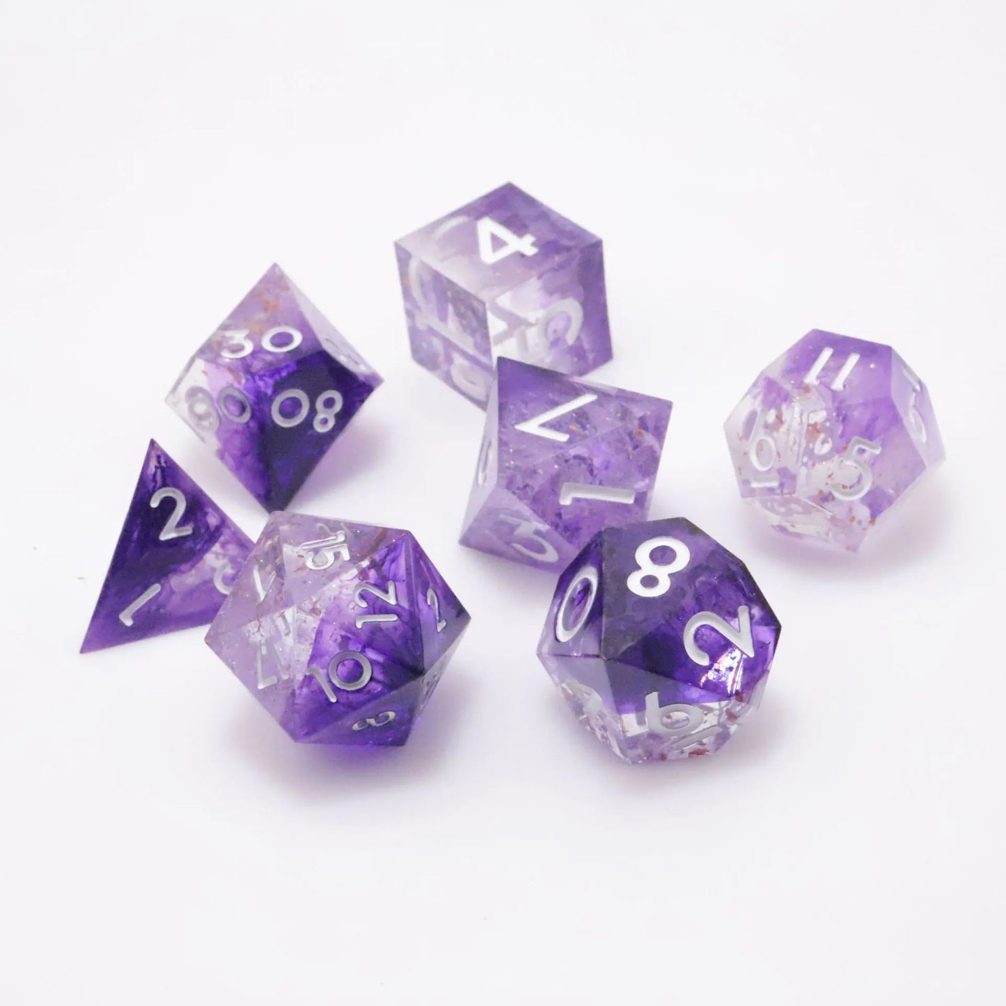 New Sharp Corner Resin Dice with Rotating Dragon Eye