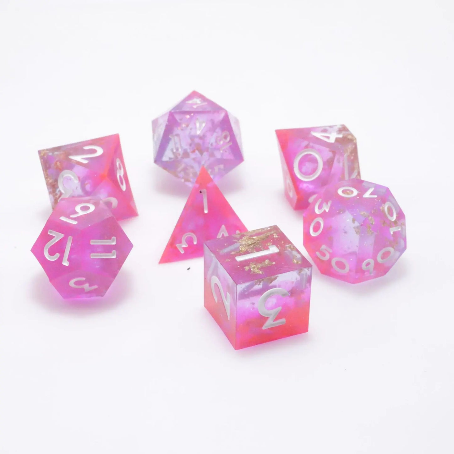 New Sharp Corner Resin Dice with Rotating Dragon Eye